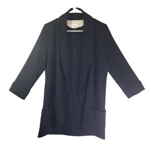 WILFRED Open, Cuffed, 3/4 Length Sleeves, Shawl, Pockets, Cardigan Sweater EUC